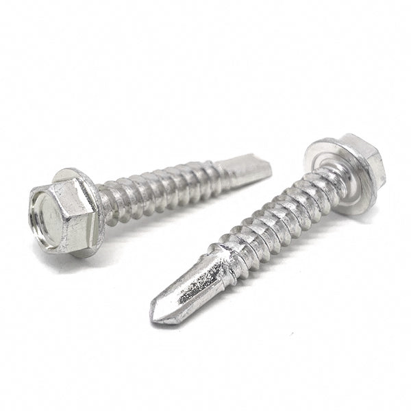 410 Stainless Hex Washer Head Self Drilling Screws