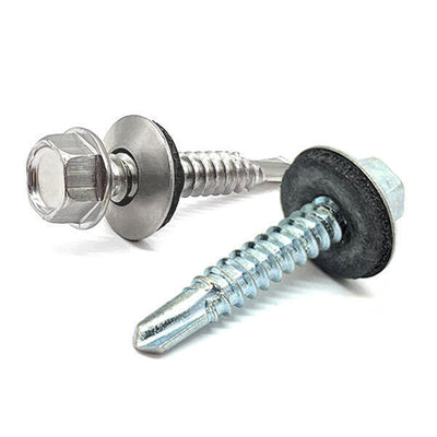 Hex Washer w/ Sealing Washer Self Drilling Screws