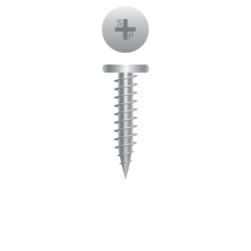 #10 Strong-Point Pancake Head 10-12 x 1-1/2, PH, Type 'A', Strong-Shield