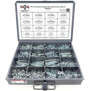 1/4"-28 Fine Grade 5 Hex Cap Screws, Nuts, & Washers - 575 PCS