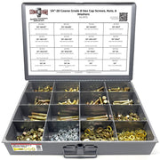 1/4"-20 Coarse Grade 8 Hex Cap Screws, Nuts, & Washers - 1149 PCS