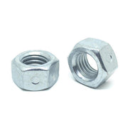 1/2"-13 Steel Two Way Reversible Hex Lock Nuts Zinc