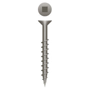 #8 Strong-Point Flat Head 8 x 1-1/4, SQ, Plain and Lubed