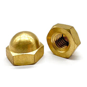 1/4"-20 Brass Acorn Nuts