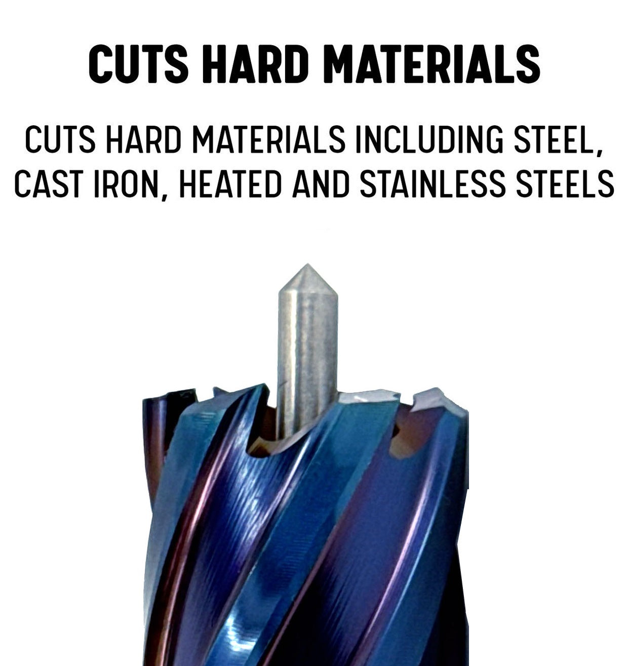 13/16" X 3" nACo (Nano-Composite) Coated Blue Annular Cutter