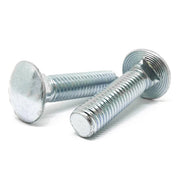 M10-1.5x40 Class 4.6 Round Head Carriage Bolts Zinc