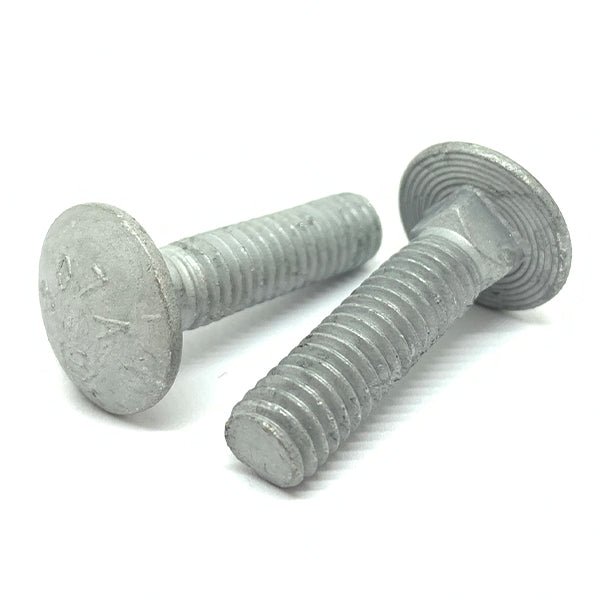 5/16-18x1"A307 Grade A Carriage Bolts Galvanized