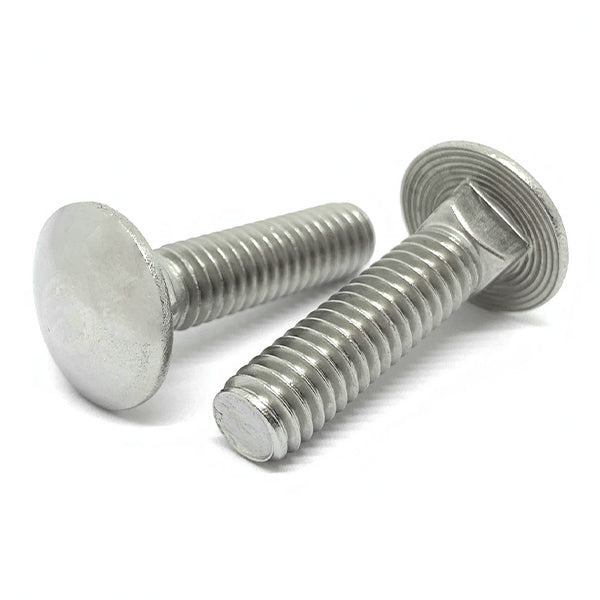 1/4-20x3" Stainless Steel 18-8 Carriage Bolts