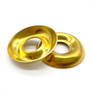 #8 Brass Finishing Cup Washers