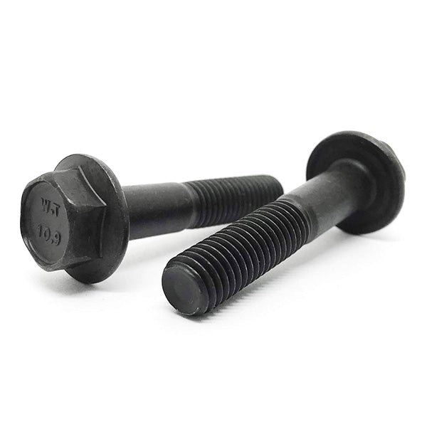 M6-1.0x30 Class 10.9 Hex Flange Bolts Phos & Oil