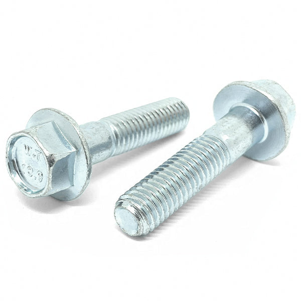 M12-1.25x70 Class 10.9 JIS Hex Flange Bolts Zinc Clear