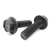 M8-1.25x25 Class 8.8 Hex Flange Bolts Plain & Oil