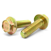 M16-2.0x45 Class 8.8 Hex Flange Bolts Zinc Yellow