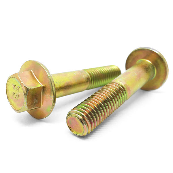 M8-1.25x40 Class 8.8 Hex Flange Bolts Zinc Yellow