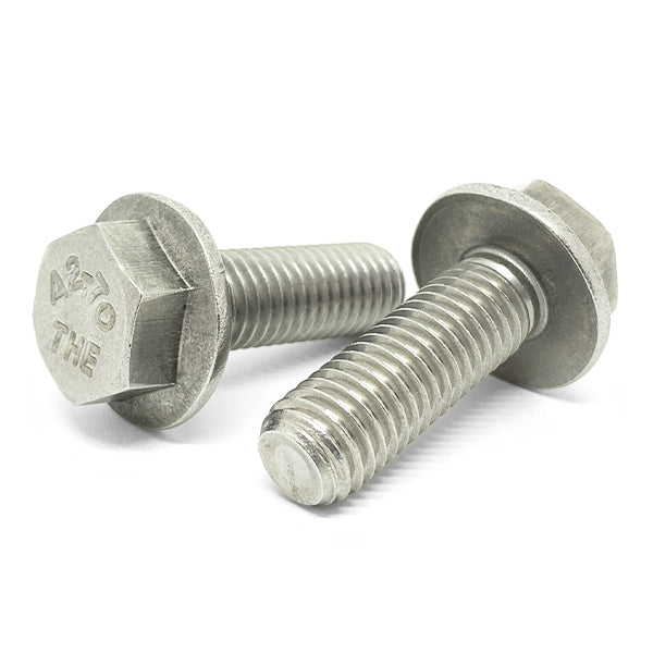 M8-1.25x16 A2-70 Stainless Steel Hex Flange Bolts