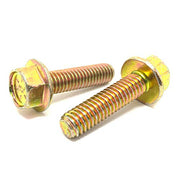 5/16-18x1-1/4" Grade 8 Hex Flange Frame Bolts Zinc Yellow