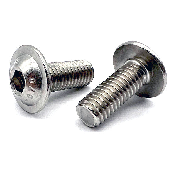 M8-1.25x25 A2-70 Stainless Steel Button Flange Socket Cap Screws