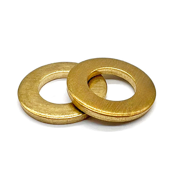 1/4" Solid Brass Flat Washers