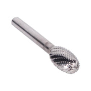 1/4" x 3/8" Oval Carbide Bur 1/4 Shank