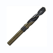 21/32" HSS Reduced Shank Black & Gold 135° Drill Bit, 3/8" Shank