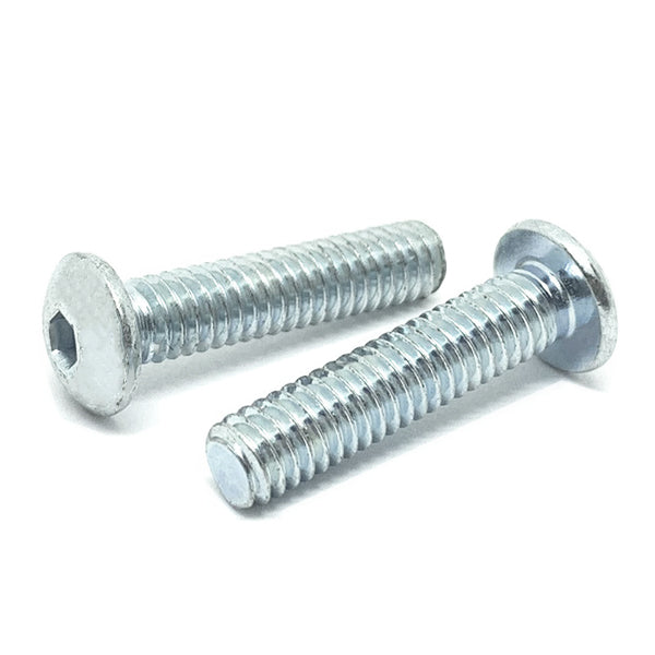 M4-0.7x25 Class 12.9 Alloy Button Socket Head Cap Screws Zinc