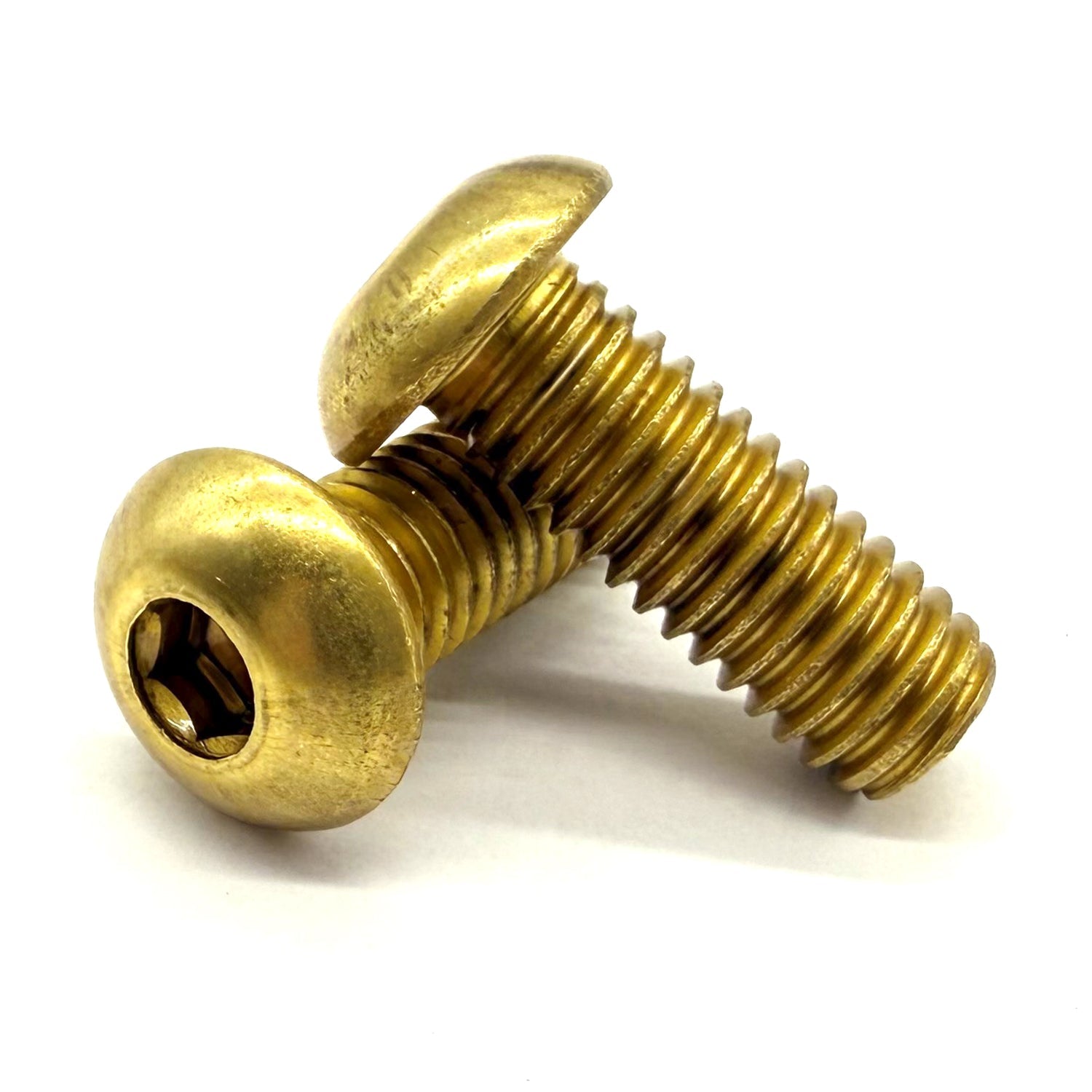 5/16"-18x1" Brass Button Head Socket Cap Screw