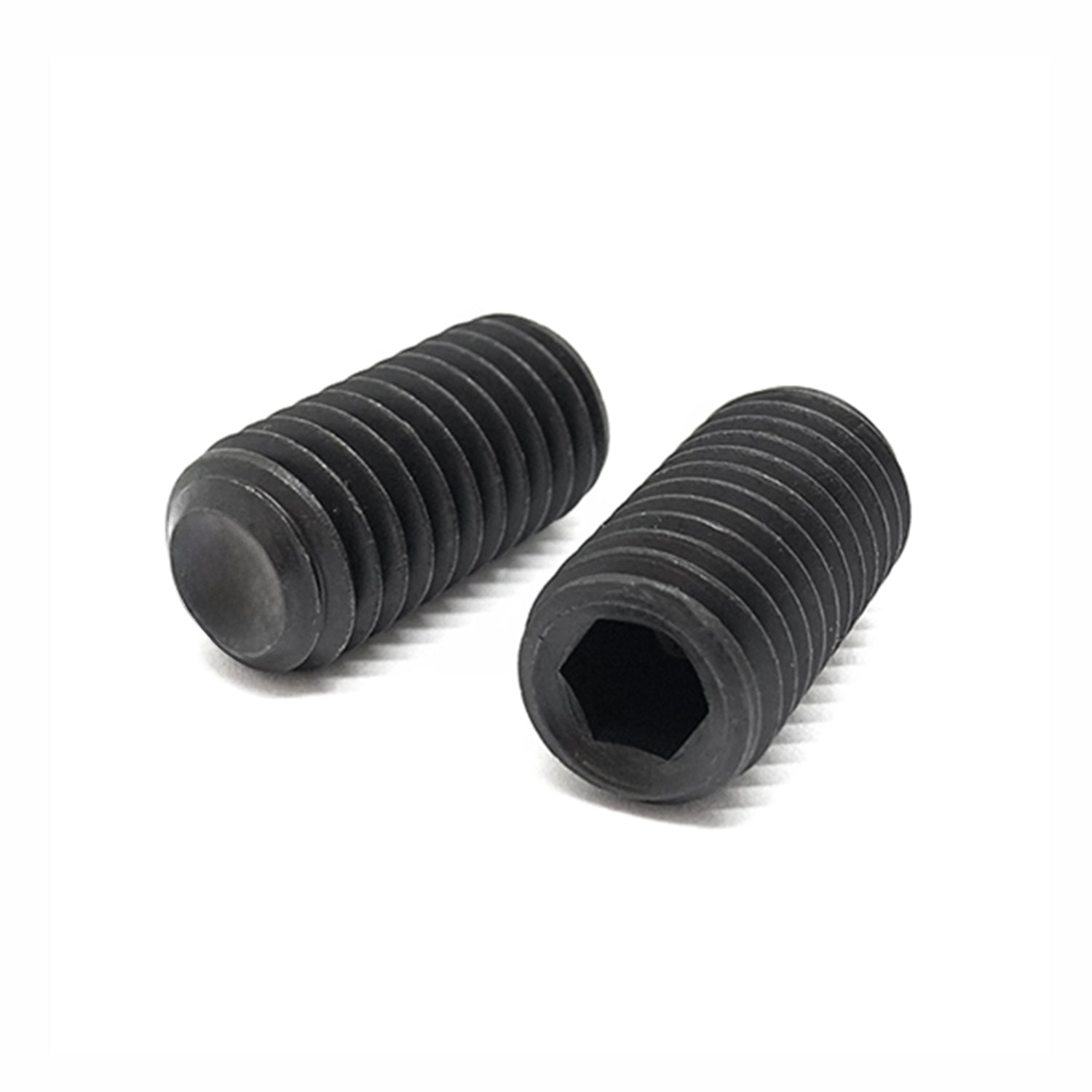 #8-32x3/4" Alloy Flat Point Allen Socket Set Screw Black Oxide