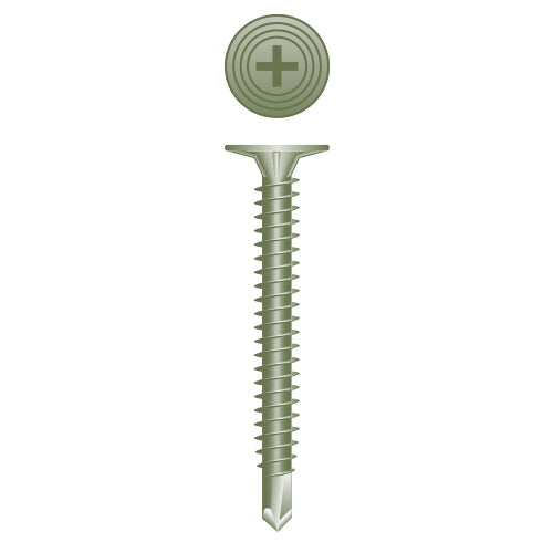 #8 Strong-Point Wafer Head 8-18 x 1-1/4, PH, Self-Drilling, Ruspert