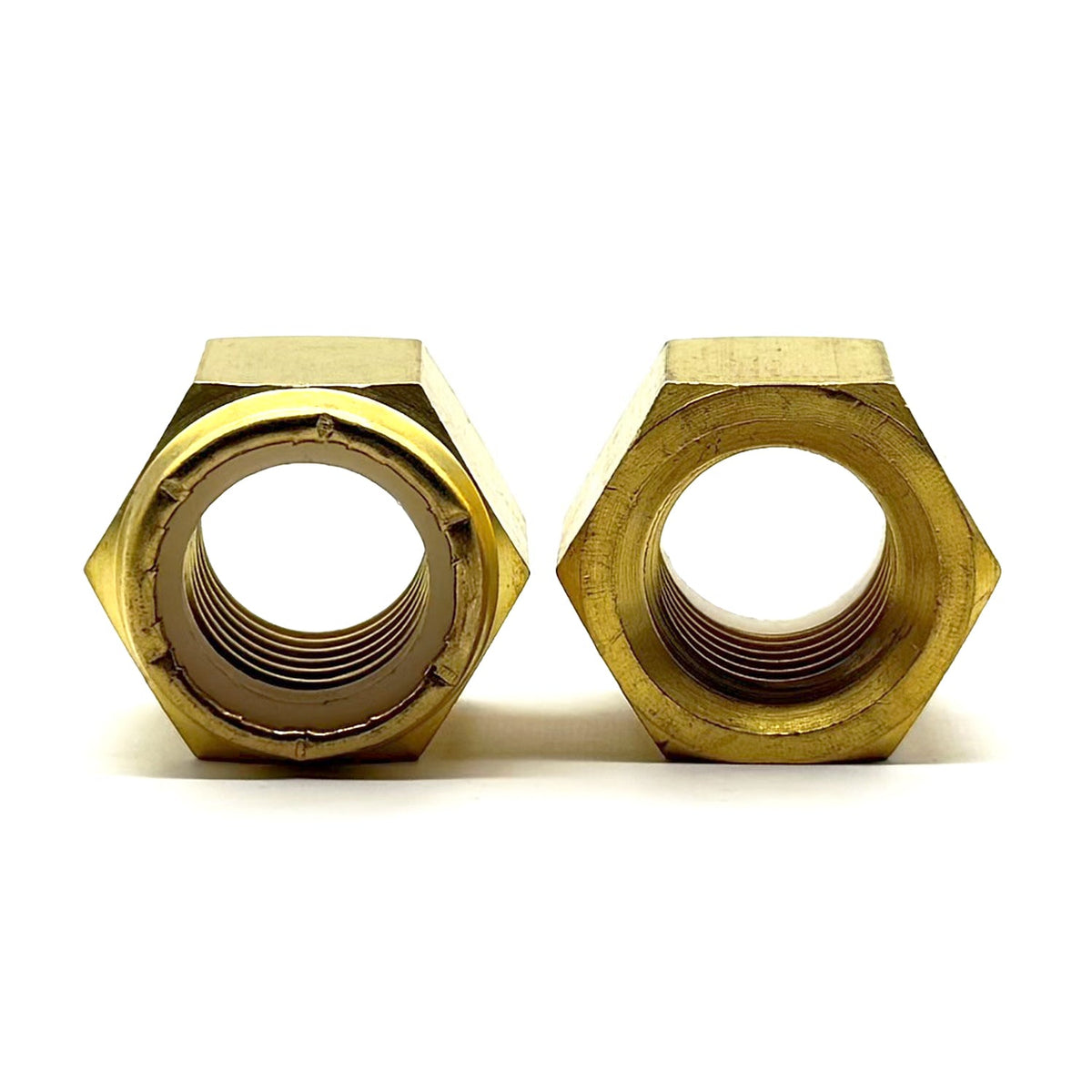 1/2"-13 Brass Nylon Insert Locknut