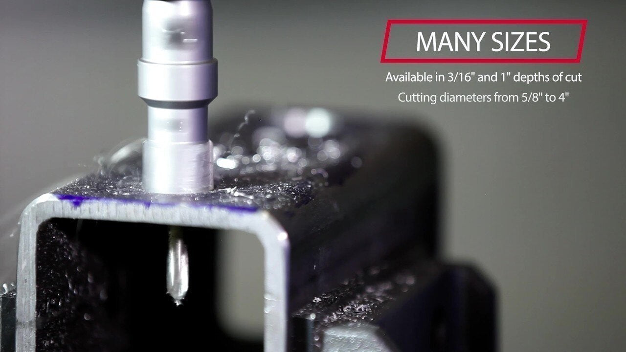 2" Carbide Tipped Hole Cutter with 3/16" Depth of Cut