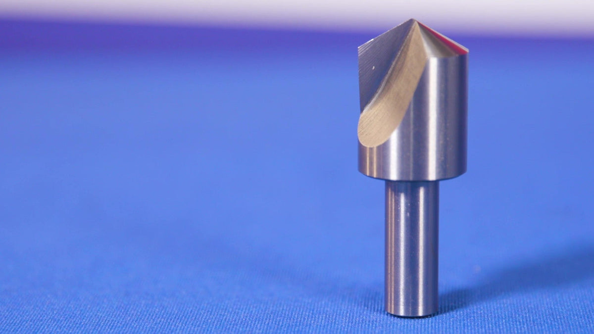 1/4"-120 HSS Single Flute Countersink