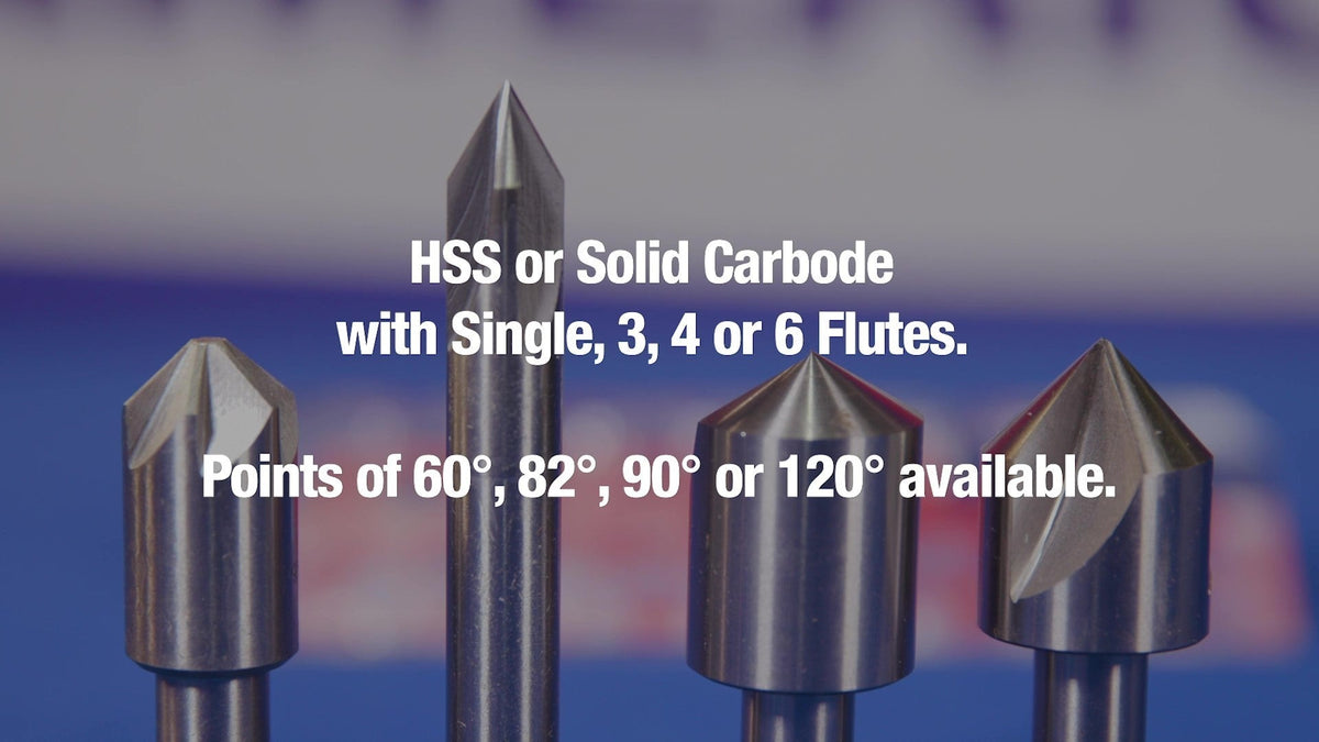 2"-90 HSS Single Flute Countersink