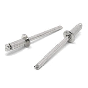 5/32" Dia 3/16"-1/4" (54)  Grip - Dome Head Blind Rivets Stainless/Stainless Mandrel