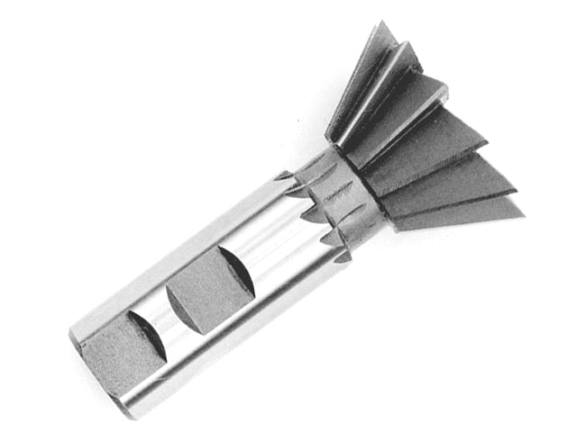 1/2" 60 Degree HSS Weldon Shank Dovetail Cutter