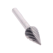 SM-3 1/4" X 1" Cone Pointed End Carbide Bur 1/4" Shank