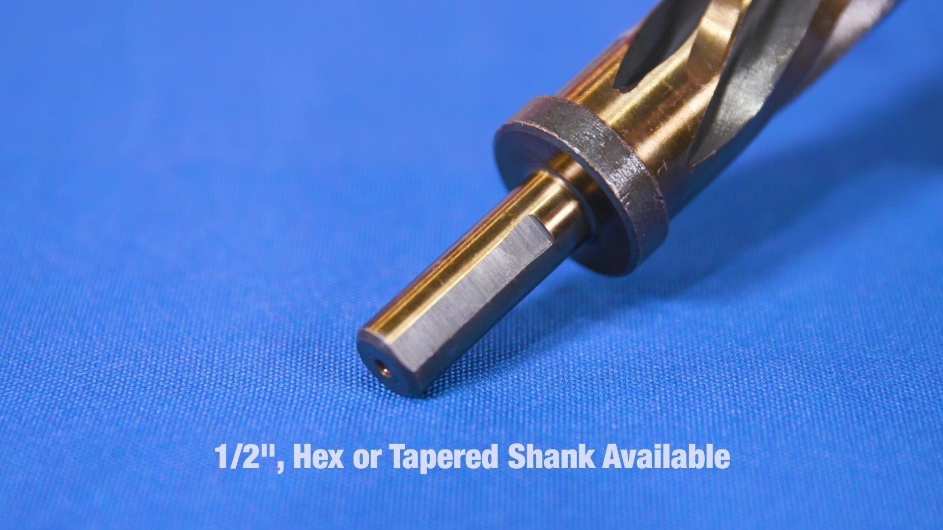 1/2" HSS 1/2" Straight Shank Bridge Reamer