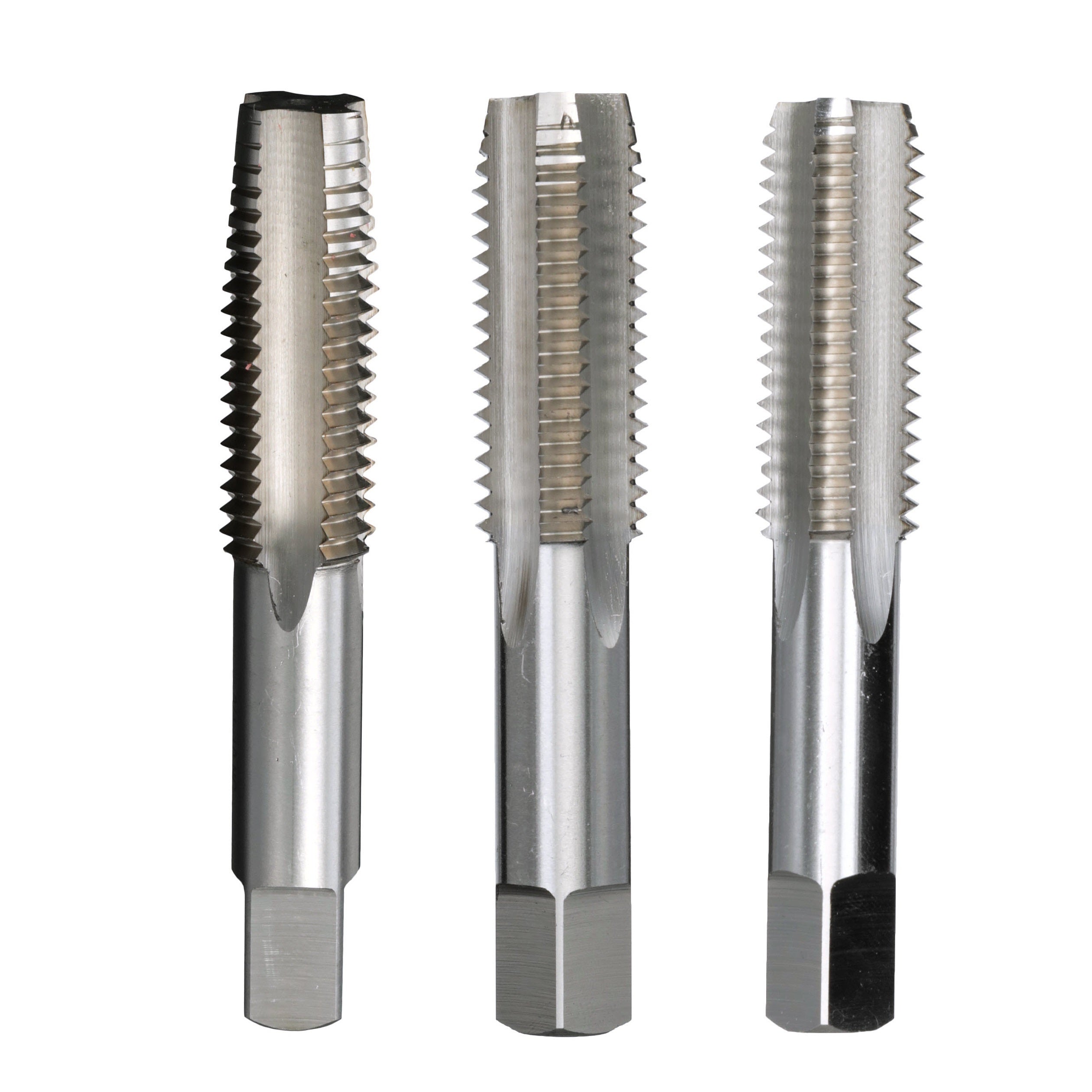 5/16"-24 UNF HSS Left 4 Flute Tap Set