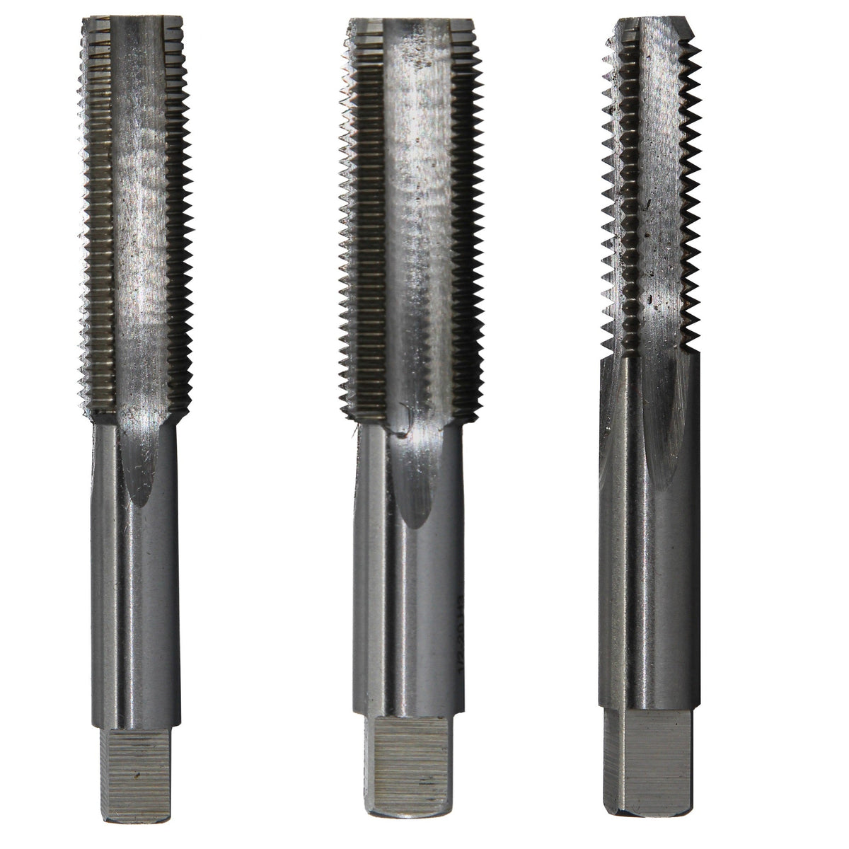 7/16"-20 UNF HSS Left 4 Flute Tap Set