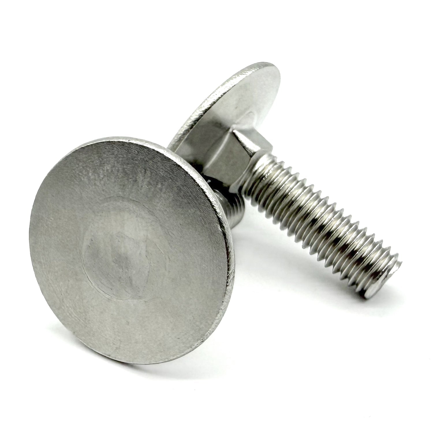 1/2"-13x2-1/2" Stainless Steel Round Head Square Neck Elevator Bolt