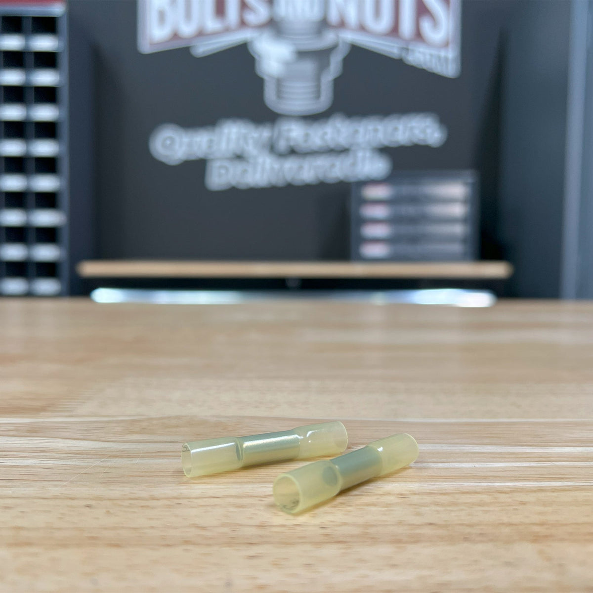 Yellow Heat Shrink Marine Grade Butt Connectors, AWG 12-10
