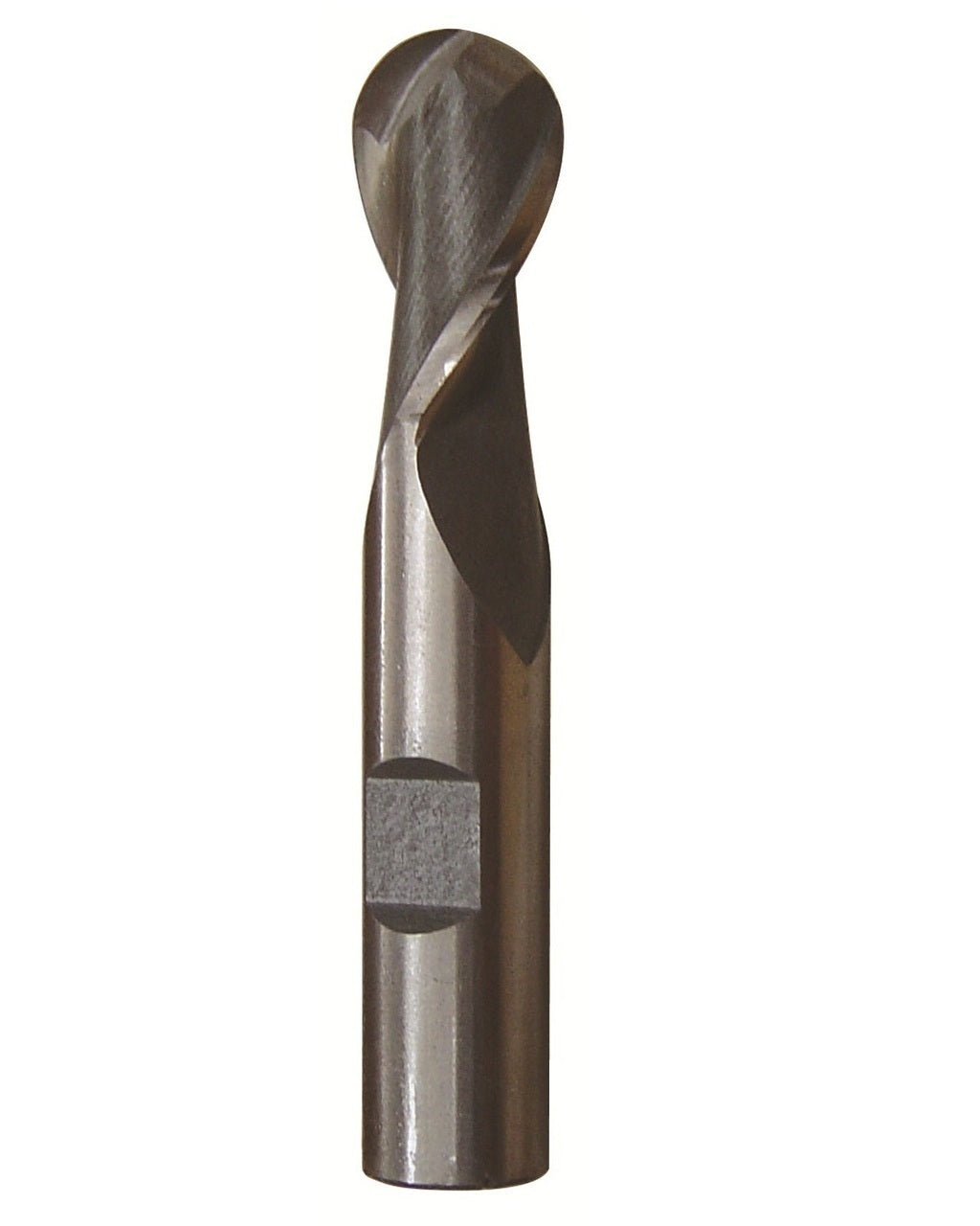 1" X 1" HSS 2 Flute Single End Ball End Mill