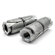 1/4" Double Expansion Shield Anchors Zinc Alloy