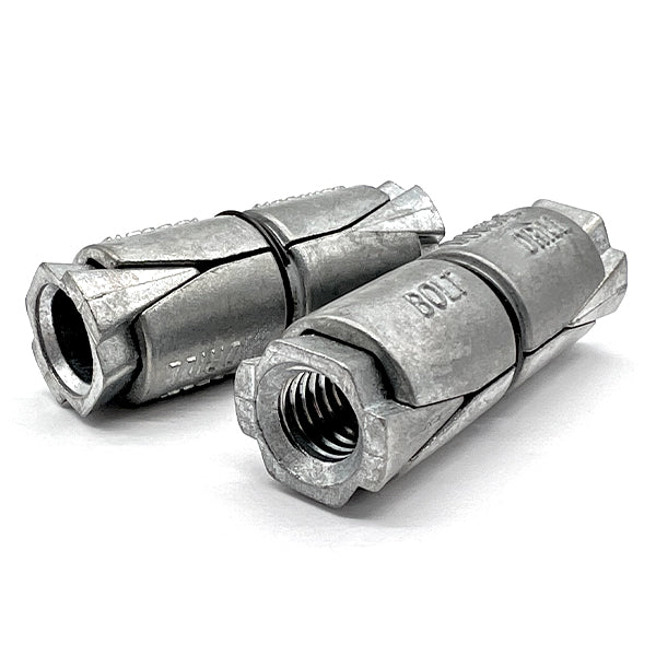 5/16" Double Expansion Shield Anchors Zinc Alloy