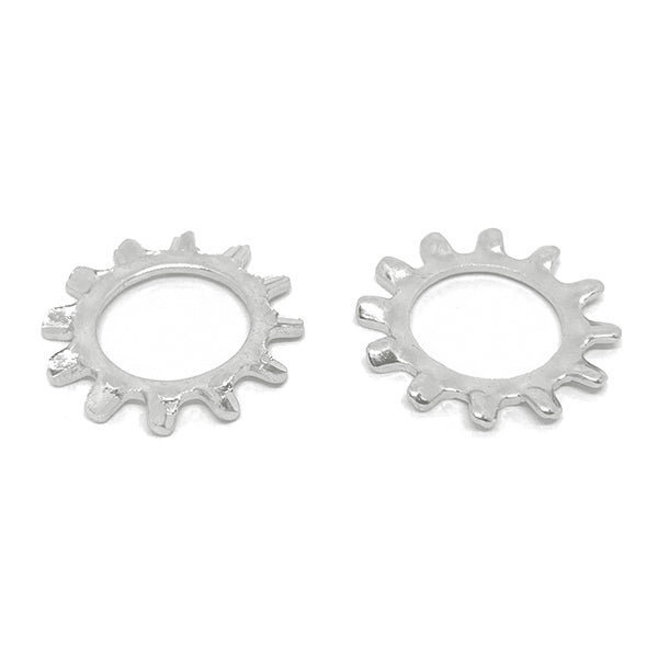 1/4" 410 Stainless Steel External Tooth Lock Washers