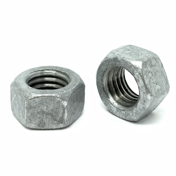 5/16"-18 Grade 2 Finished Hex Nuts Galvanized