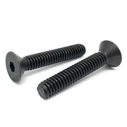 M10-1.5x35 Class 12.9 Alloy Flat Socket Head Cap Screws Black Oxide