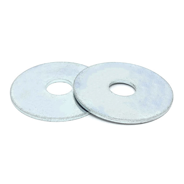 M5x15x1.2 Grade A Flat Fender Washers Zinc