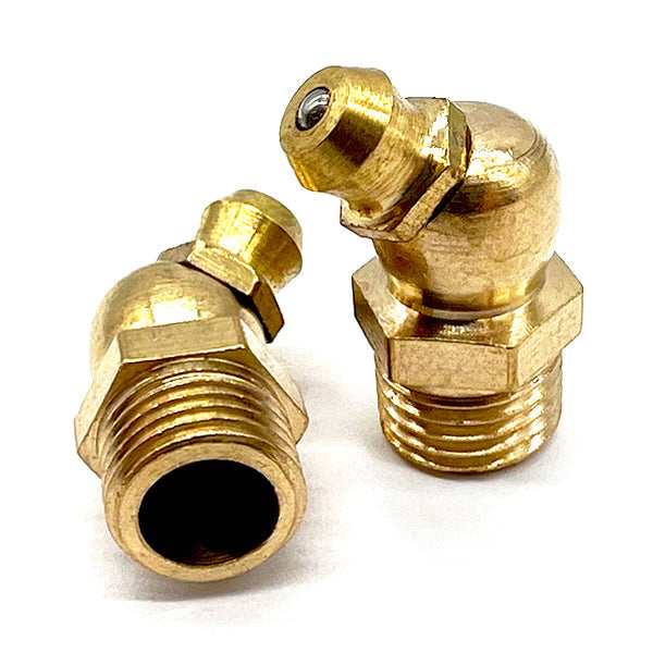 Inch and Metric Brass Zerks Grease Fittings - 550 PCS