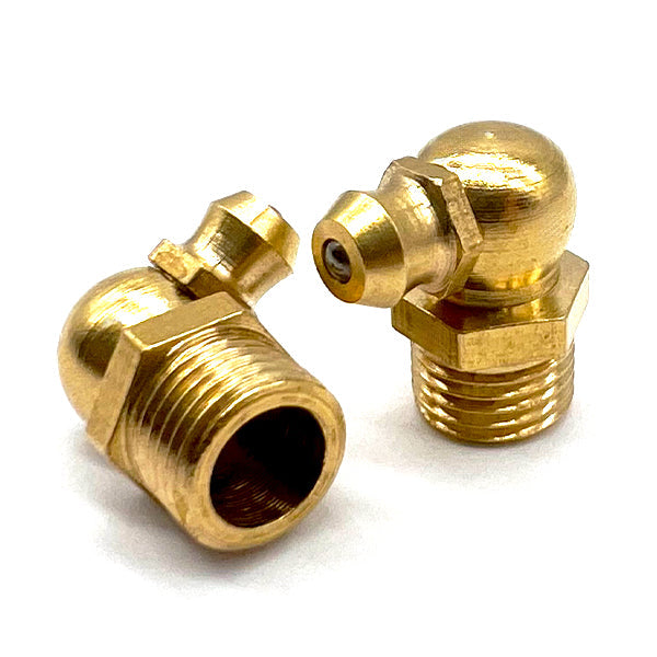 Inch and Metric Brass Zerks Grease Fittings - 550 PCS