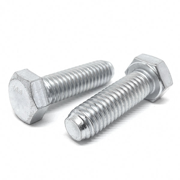 M20-1.50x35 Class 10.9 Extra Fine Thread Hex Cap Screws Zinc Clear